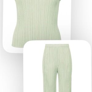 Issey Miyake Mint Green Set